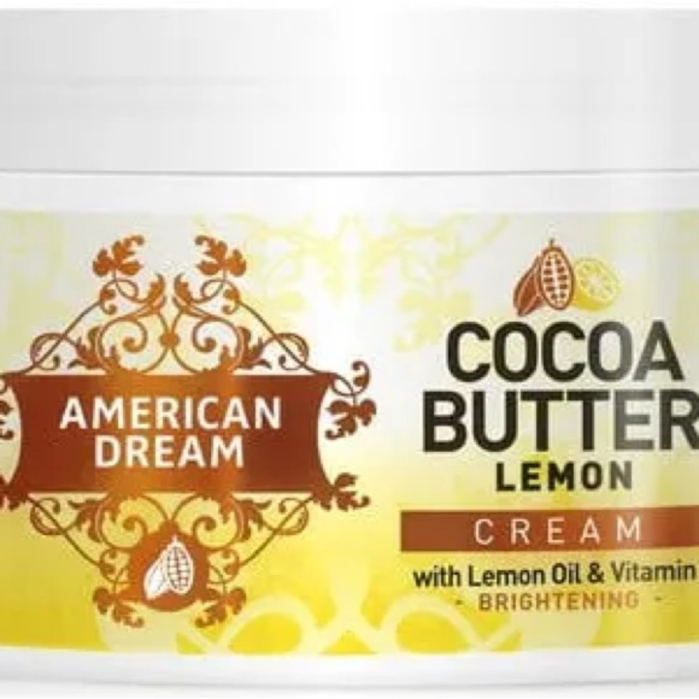 American Dream Cocoa Butter Lemon Cream with Vitamin E